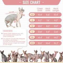 DENTRUN hairless cat shirt showing the front-leg sleeves.