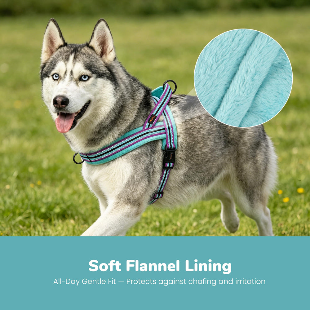 Didog No Pull Dog Harness shown from the side to display its shape.