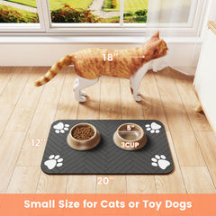 DK177 pet feeding mat shown from a different angle.
