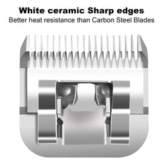 DODAER #15 dog clipper blade titanium-coated ceramic shear component.