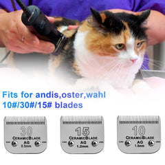 DODAER dog grooming guide comb shown with its color-coded size detail.