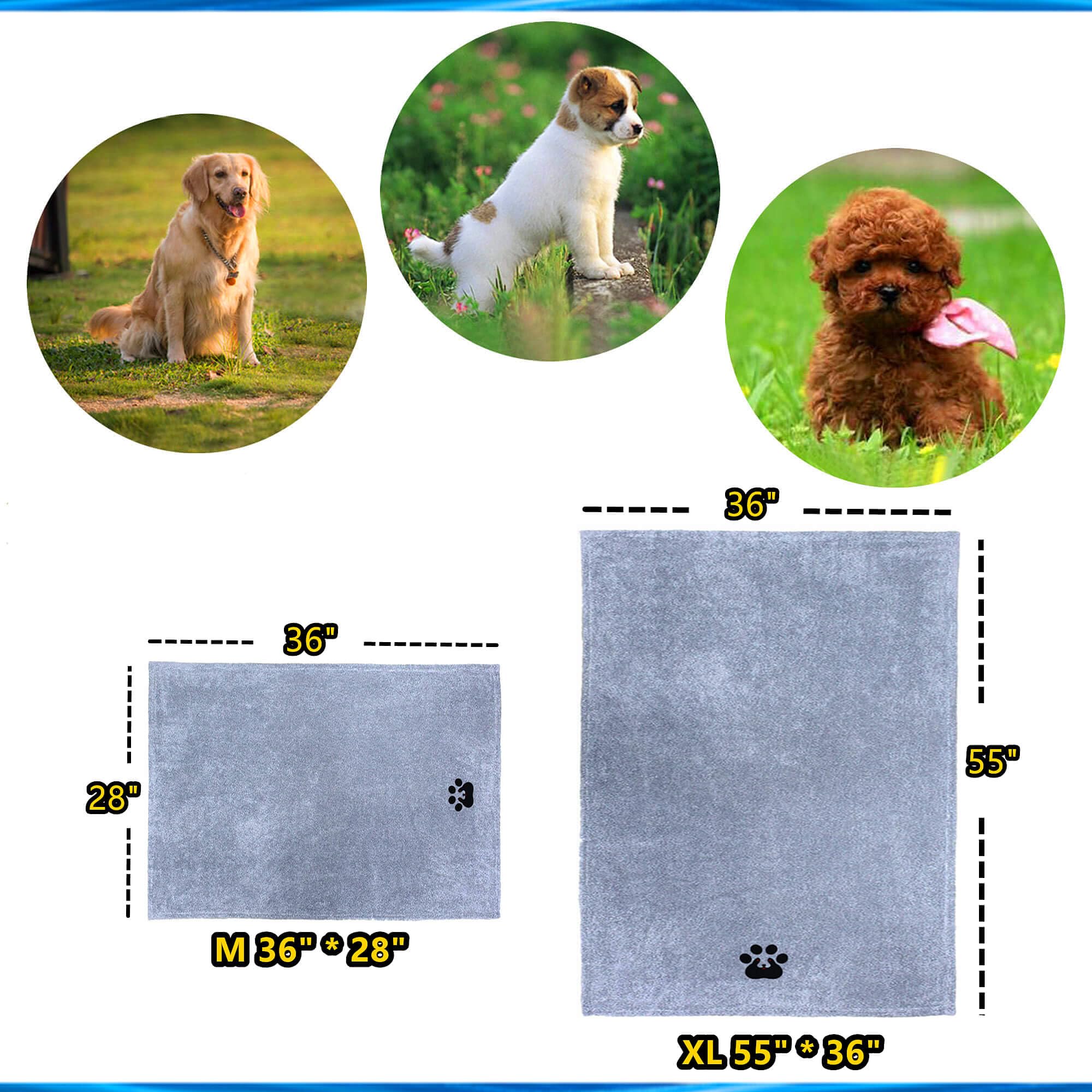 Dogvingpk dog towel used as a soft pet blanket.