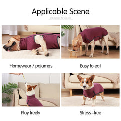 Dotoner dog sweater pullover shown with its elastic band in focus.