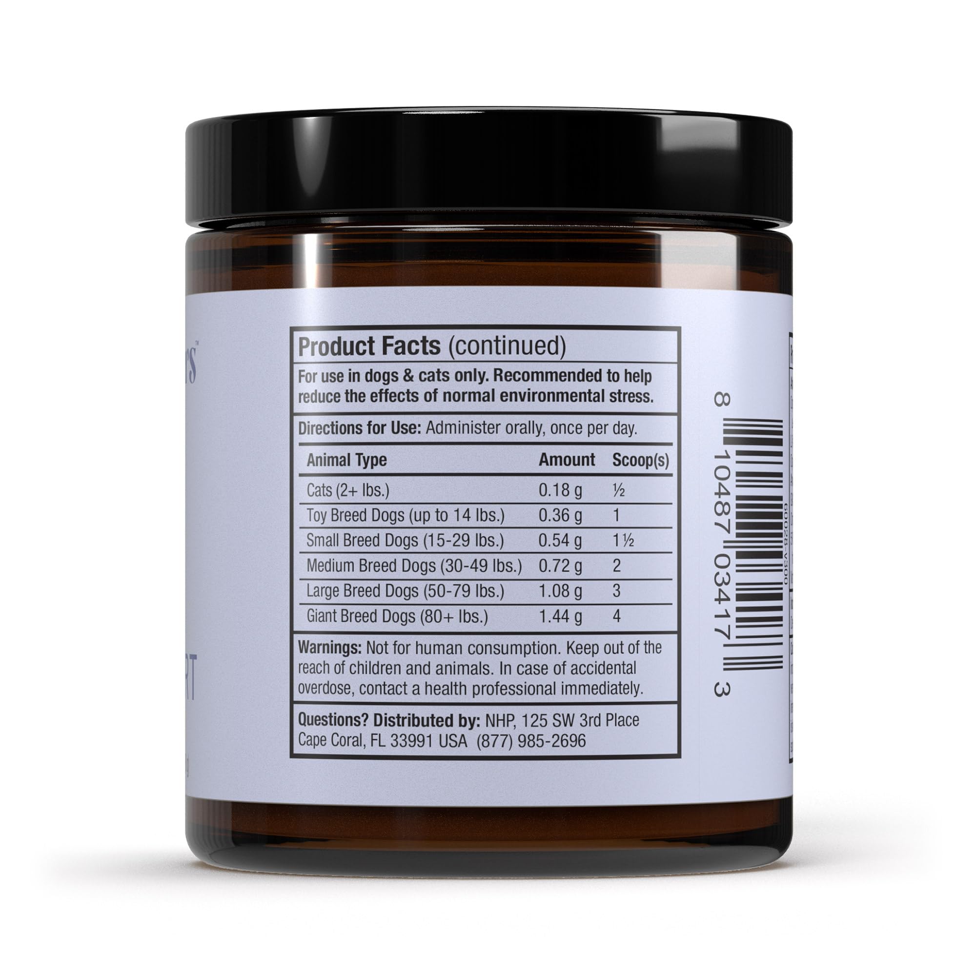 Dr. Mercola Bark & Whiskers Stress Support cheddar cheese flavor detail.