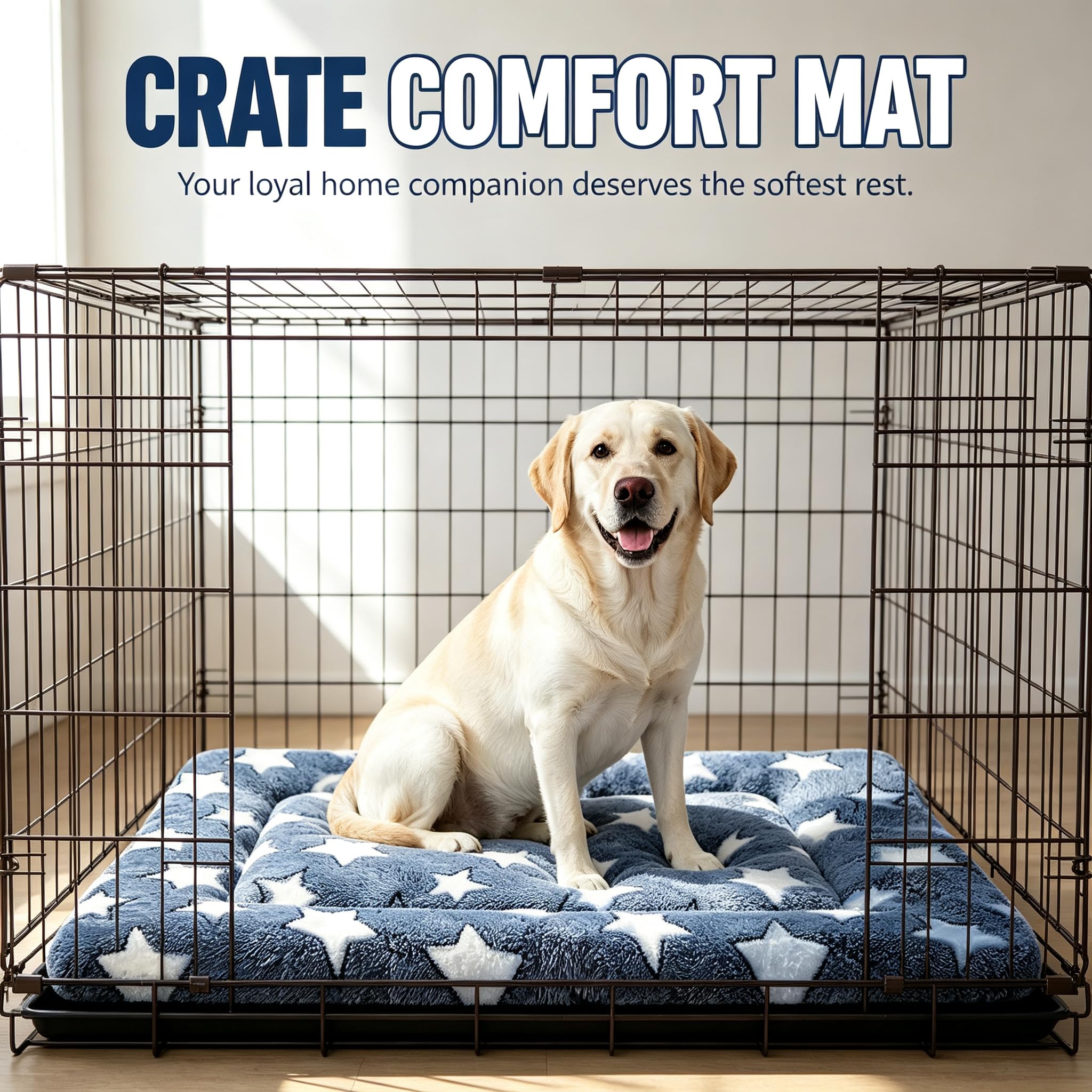 DTKIUSDKR Dog Bed Mat shown as a standalone resting pad.