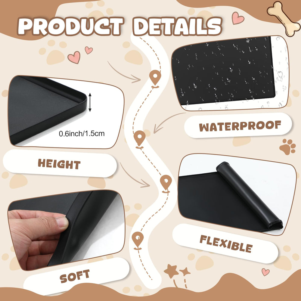 Dunzy pee pad holder tray shown with a standard-sized pee pad.