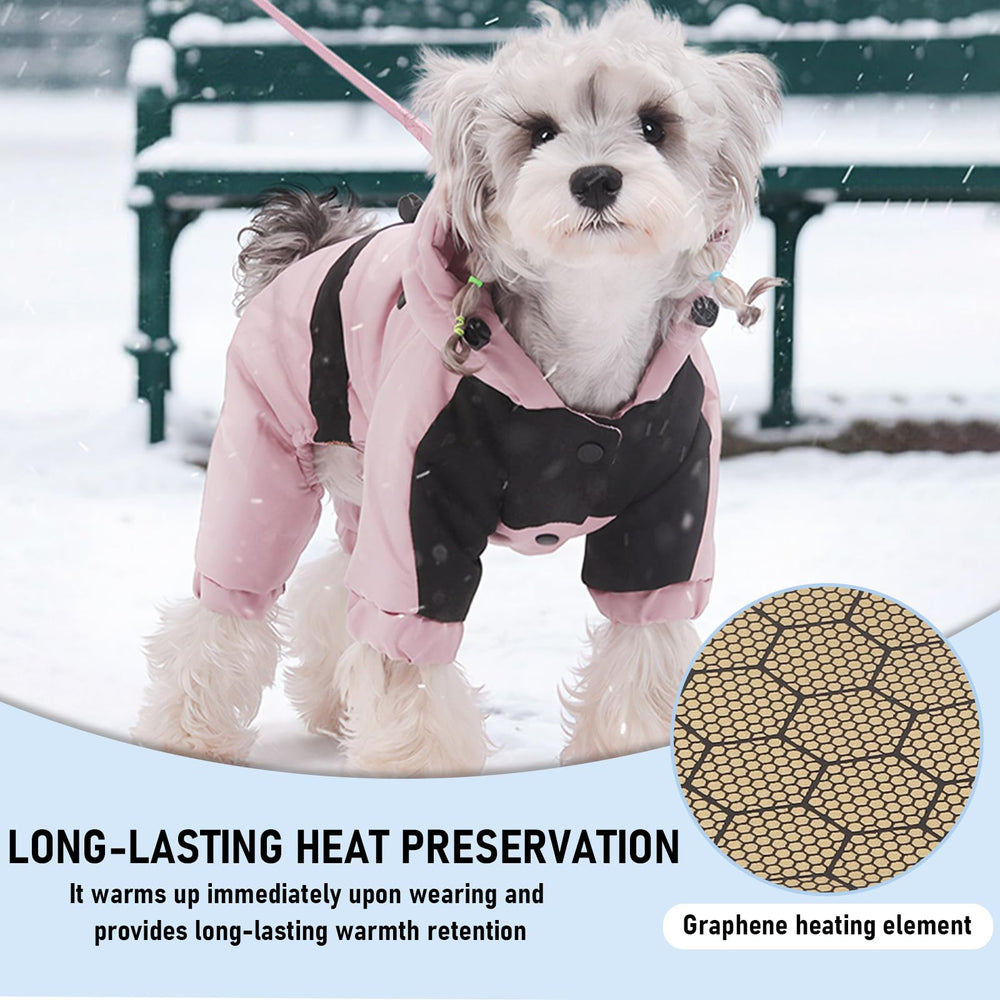 Duuclume dog coat inner lining showing the graphene-infused layer and cotton lining.