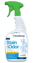 Eco Strong Pet Stain and Odor Remover bottle shown from the front.