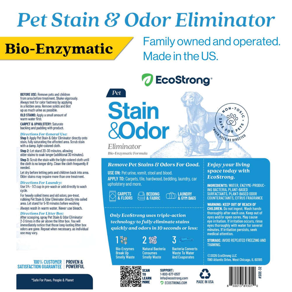 Eco Strong Pet Stain and Odor Remover Jasmine Bloom fragrance detail.