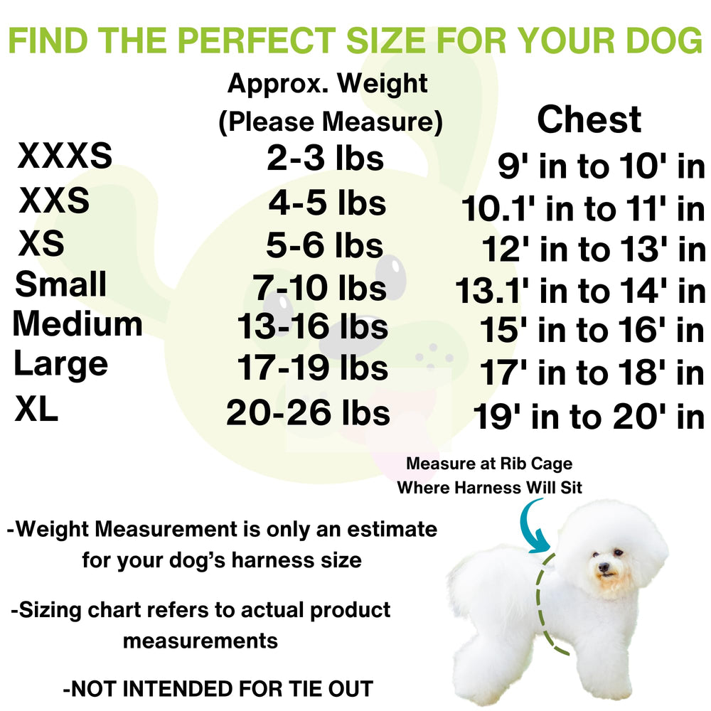 EcoBark Dog Harness viewed from the side.