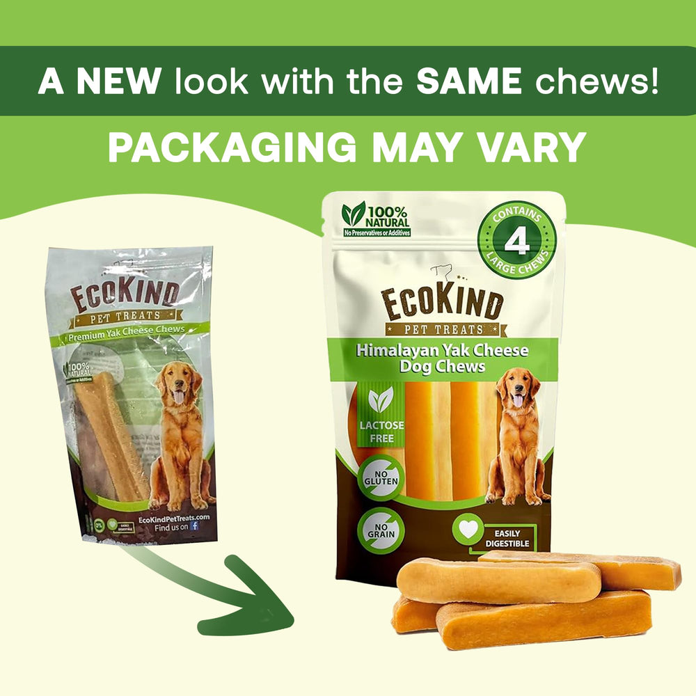 EcoKind yak cheese dog chews with focus on the curing process.