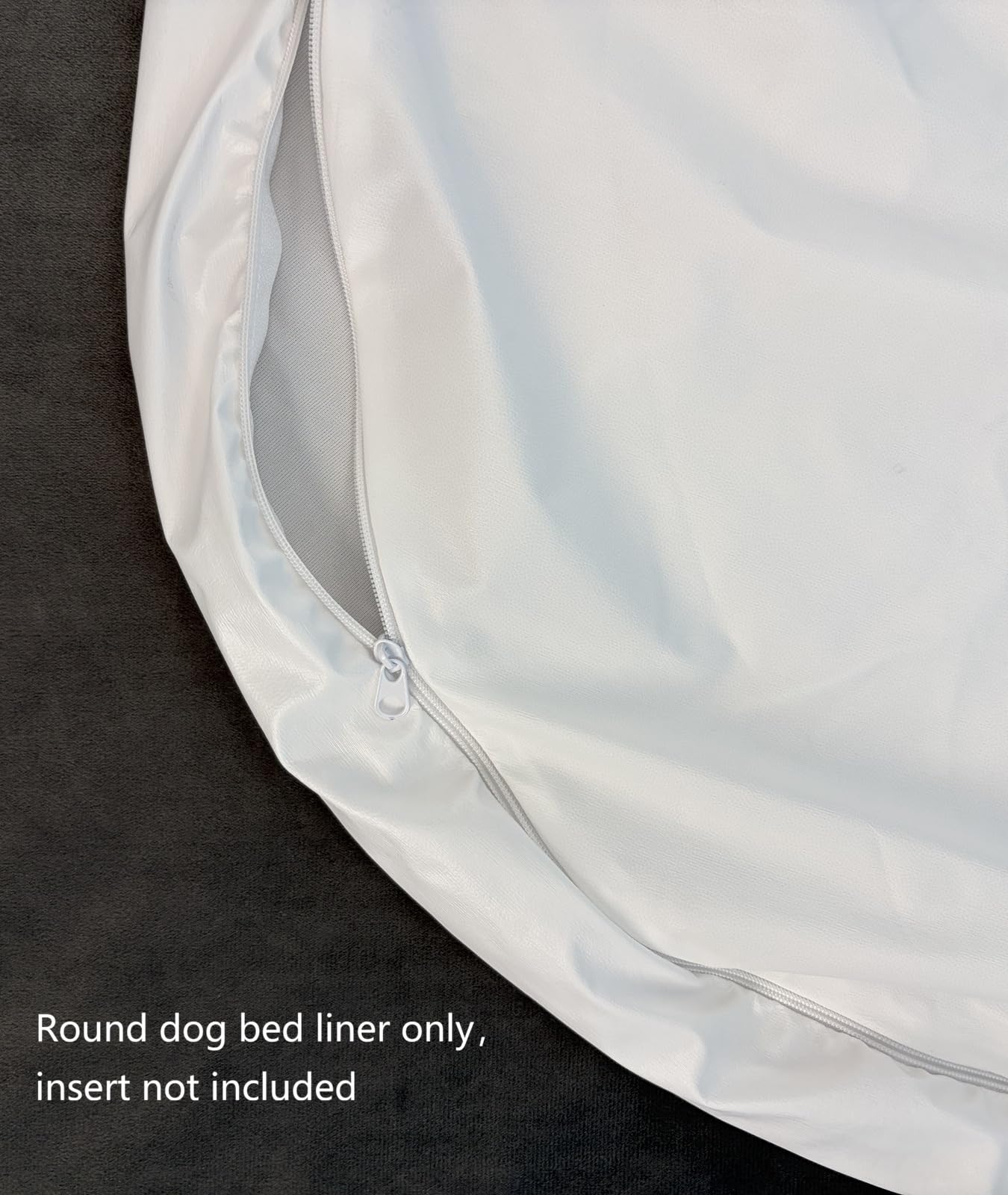 EechicSpace round dog bed liner fabric close-up showing its surface.