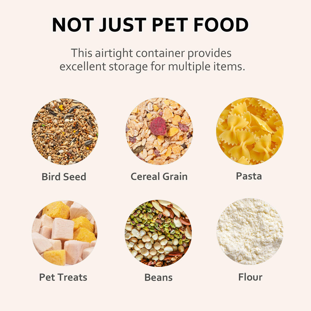 Elwichen pet food container positioned for countertop dry-food storage.