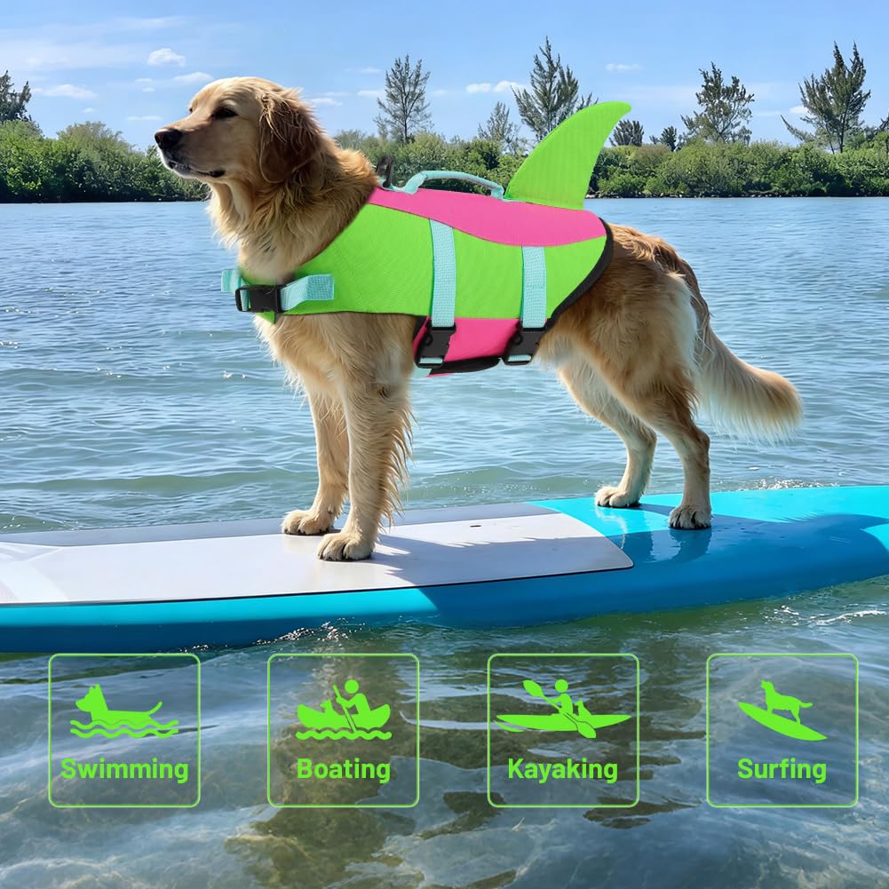 EMUST Dog Life Jacket close-up of the leash attachment ring.