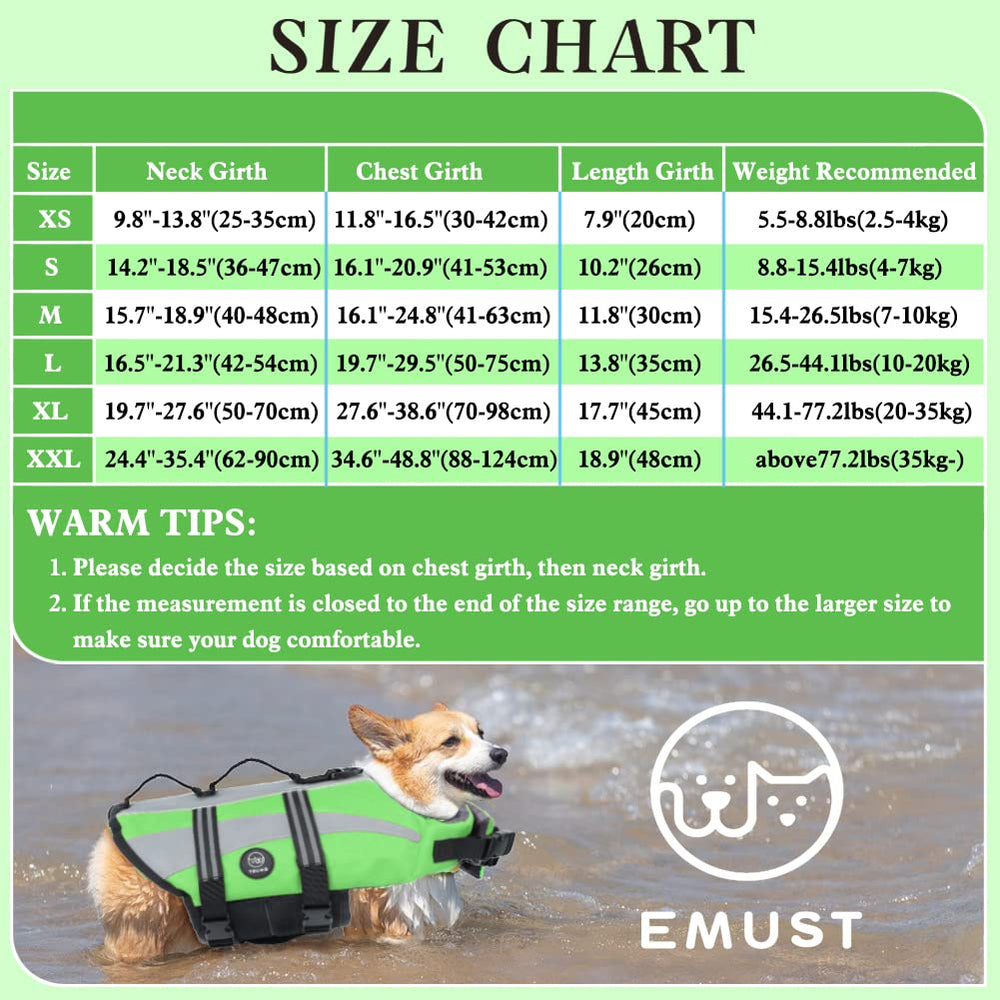 EMUST Dog Water Vest close-up showing the heavy-duty D-ring for a leash.