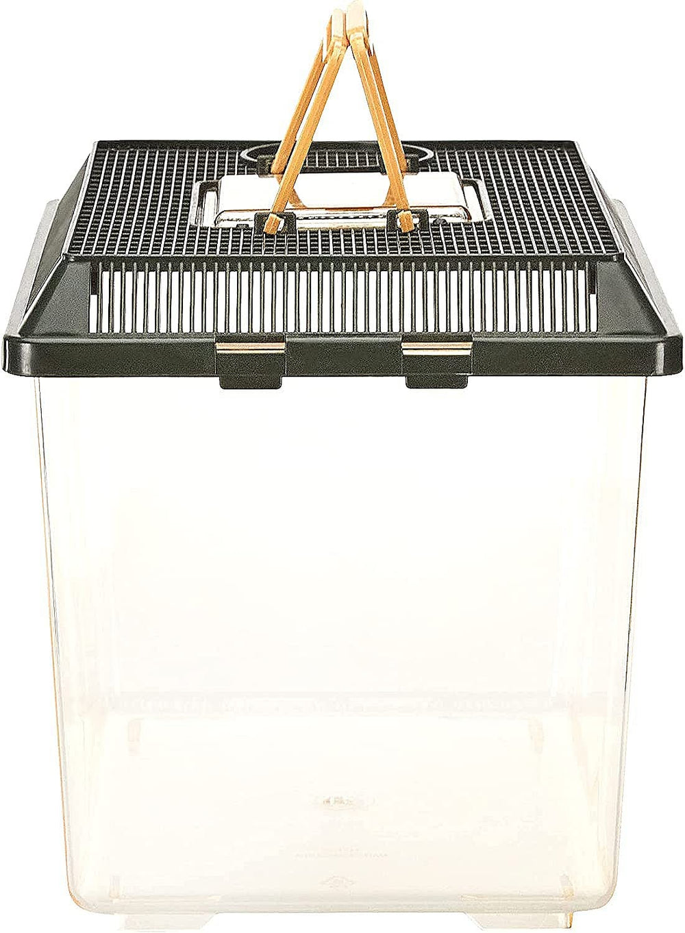 Exo Terra Faunarium transparent plastic access door shown in detail.