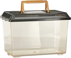 Exo Terra Faunarium with its clear top window open for access.