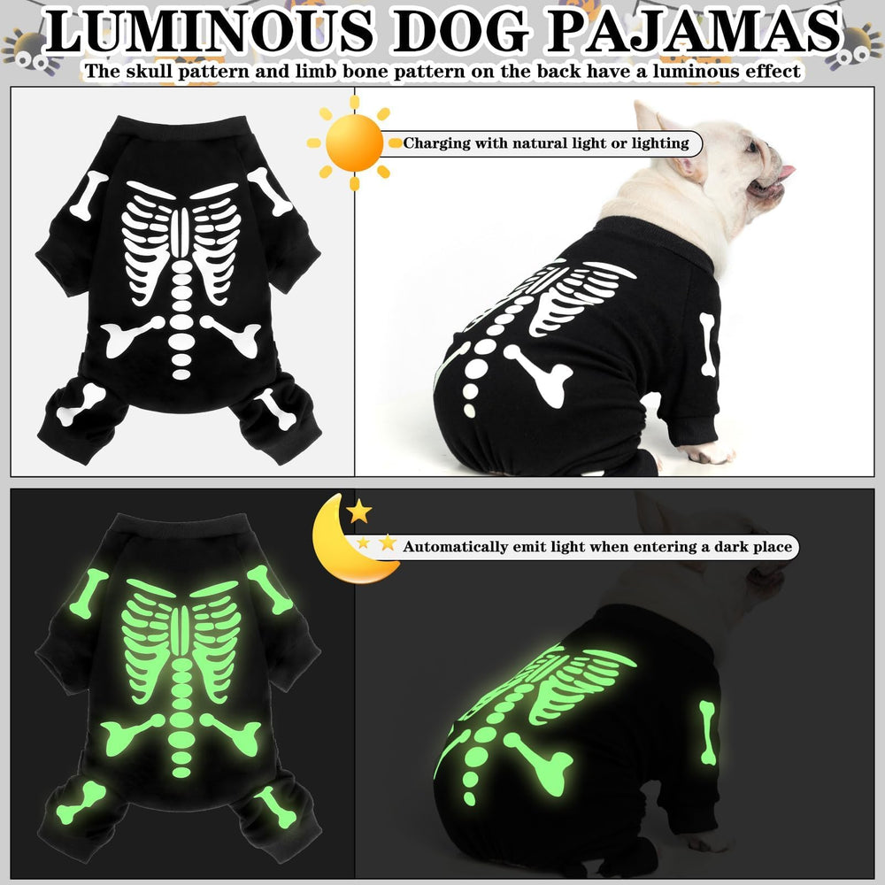 EXPAWLORER dog pajamas have ribbed elastic openings around the legs.