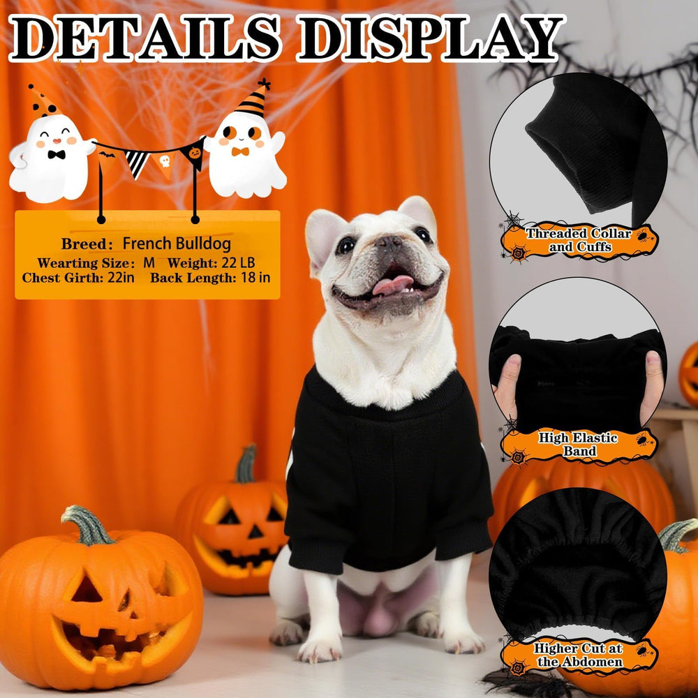 EXPAWLORER dog pajamas feature a high-stretch collar at the neckline.