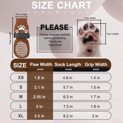 EXPAWLORER dog socks close-up showing the round dotted anti-slip grips.