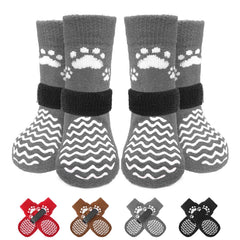 EXPAWLORER dog socks shown from the front.