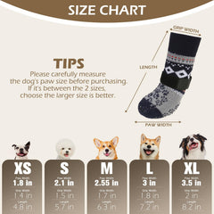 EXPAWLORER dog socks close-up showing the round anti-slip grip dots.