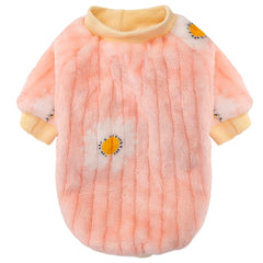 FabriCastle small dog sweater shown from the back.