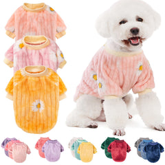 FabriCastle small dog sweaters shown from the front.