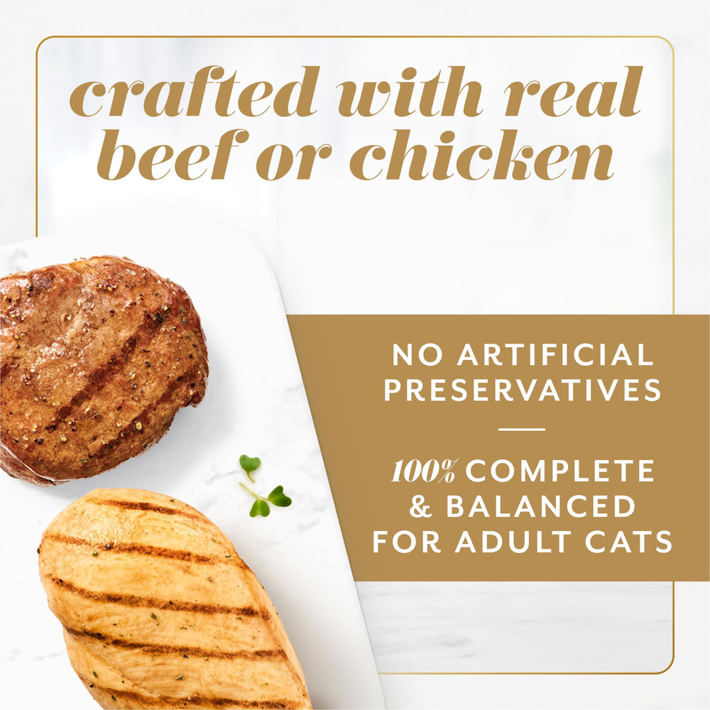 Purina Fancy Feast Gems portion shown ready to peel open and serve.