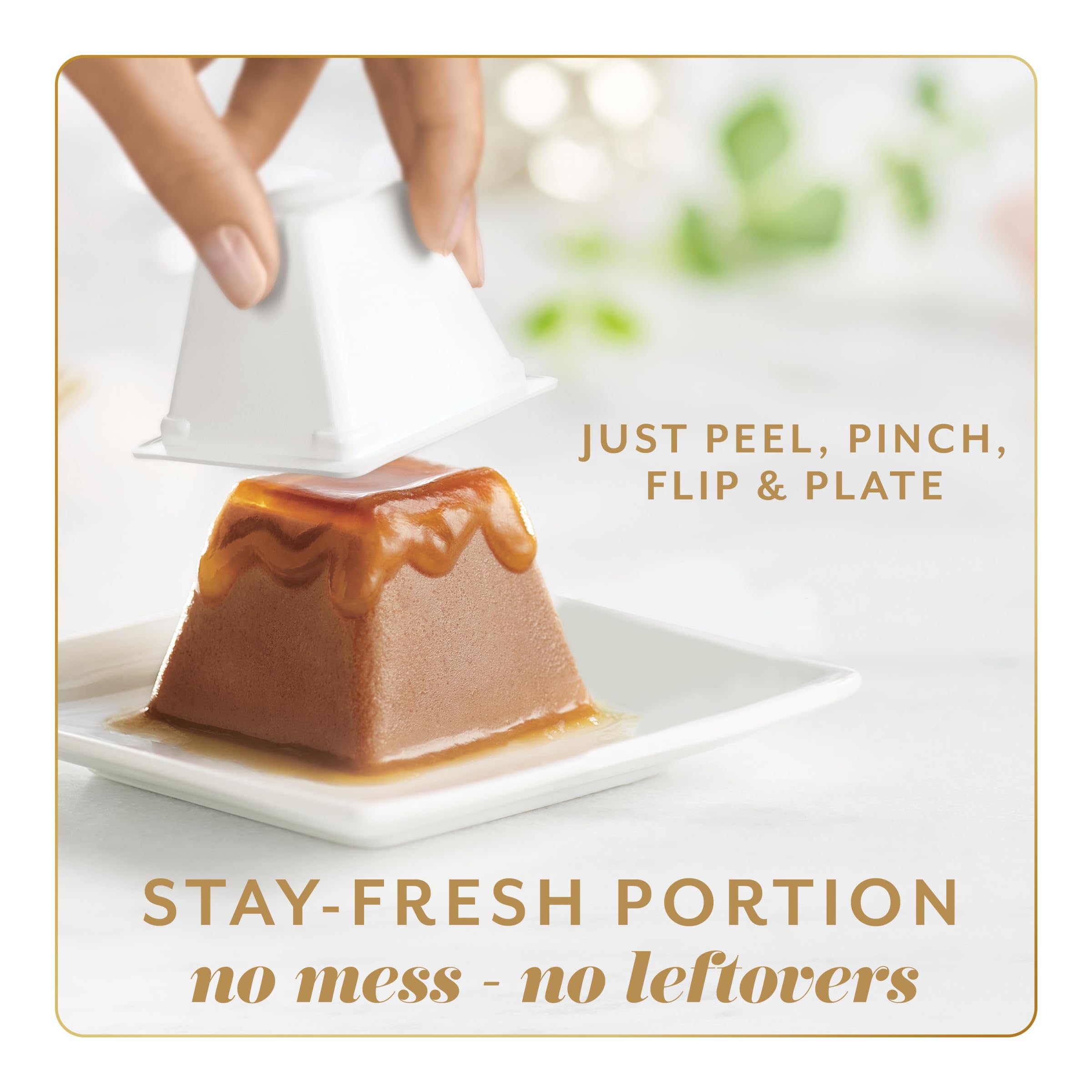 Purina Fancy Feast Gems pack with two individual servings.