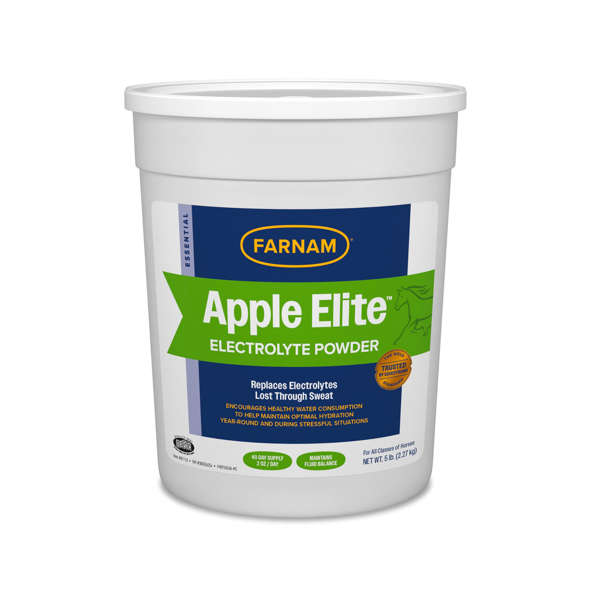 Farnam horse electrolyte powder shown from the front.