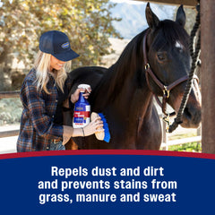 Farnam Laser Sheen horse spray used to add shine to a coat.