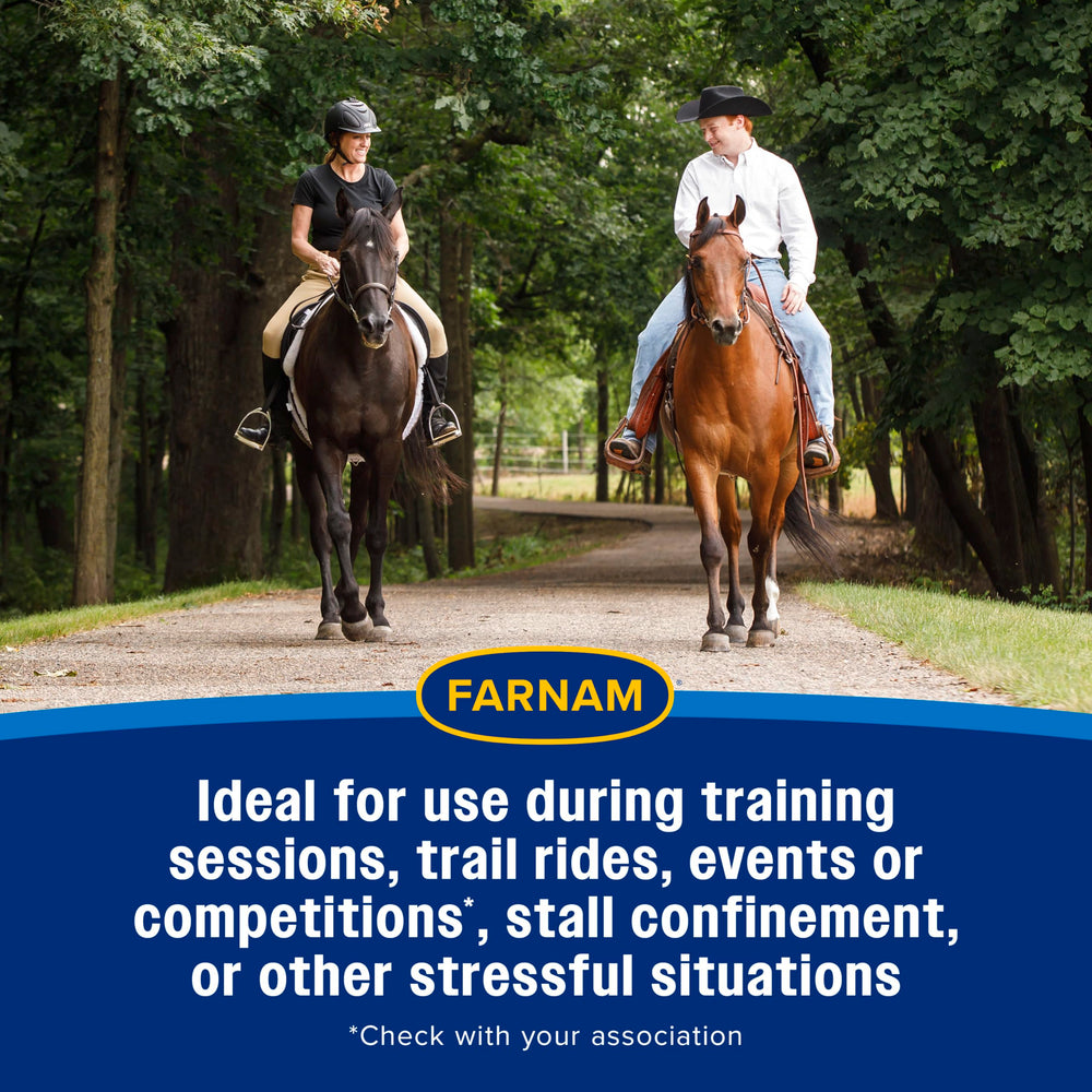 Farnam Quietex II Horse Calming Paste for trail ride support.
