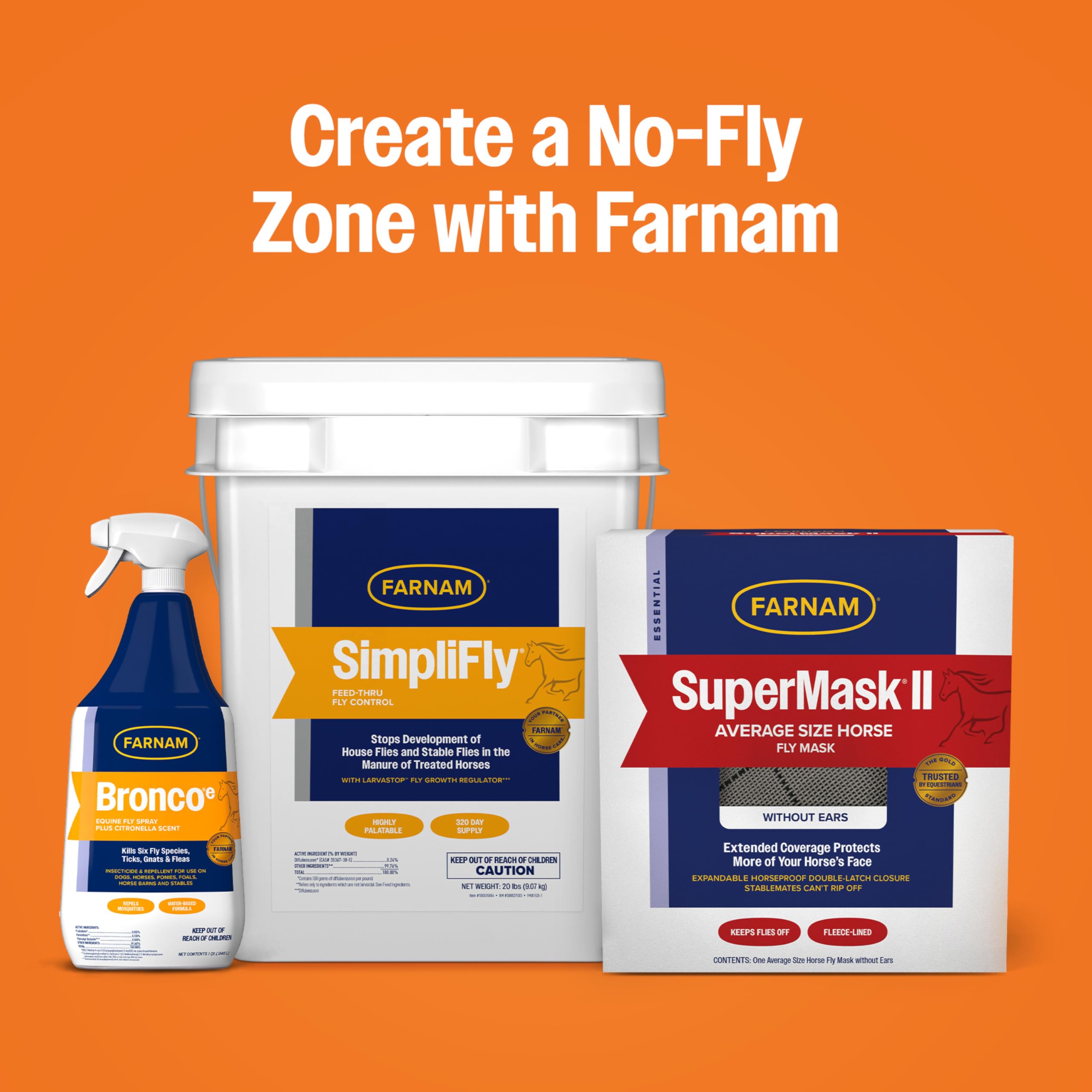Farnam SimpliFly horse fly control bucket shown with its lid.