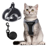FAYOGOO Cat Harness and Leash Set shown from the front.