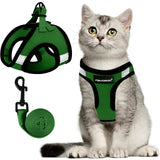 FAYOGOO Cat Harness and Leash Set shown from the front.