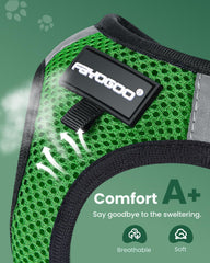 FAYOGOO Cat Harness and Leash Set showing its step-in vest design.