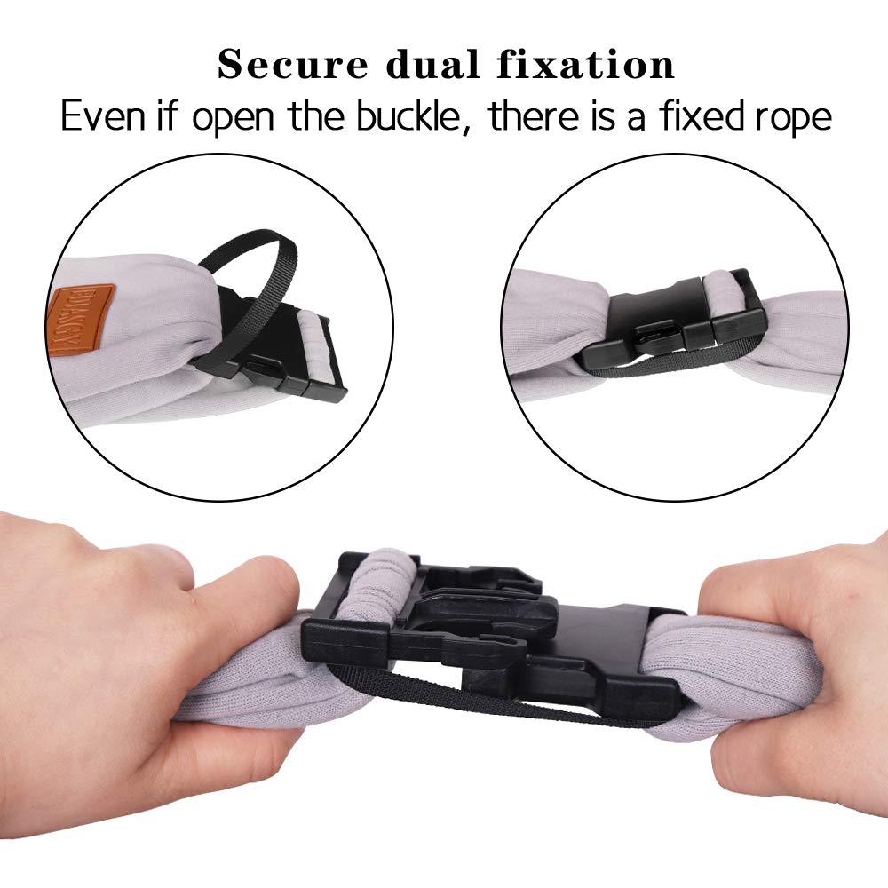 FDJASGY pet carrier showing the adjustable collar safety hook.