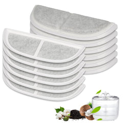 Fenkabs cat water fountain filters shown as a 12-filter replacement pack.