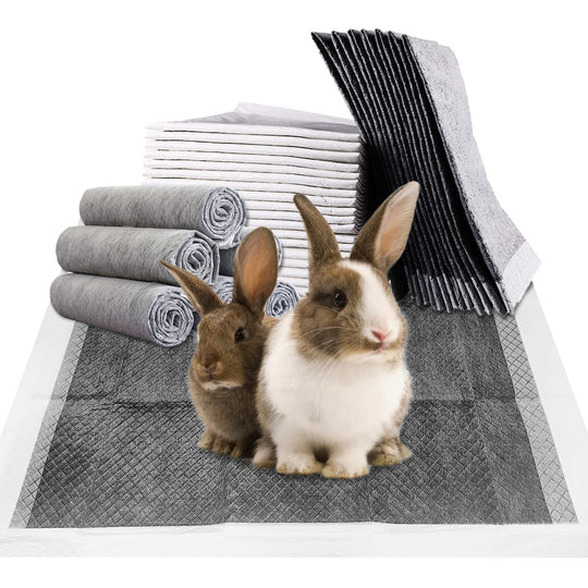 Fhiny Rabbit Pee Pads shown from the front to display the disposable liner.