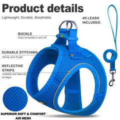 Fida dog harness air mesh shown in a close-up detail.