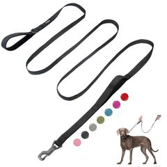 Fida dog leash shown along its full length with both handles visible.