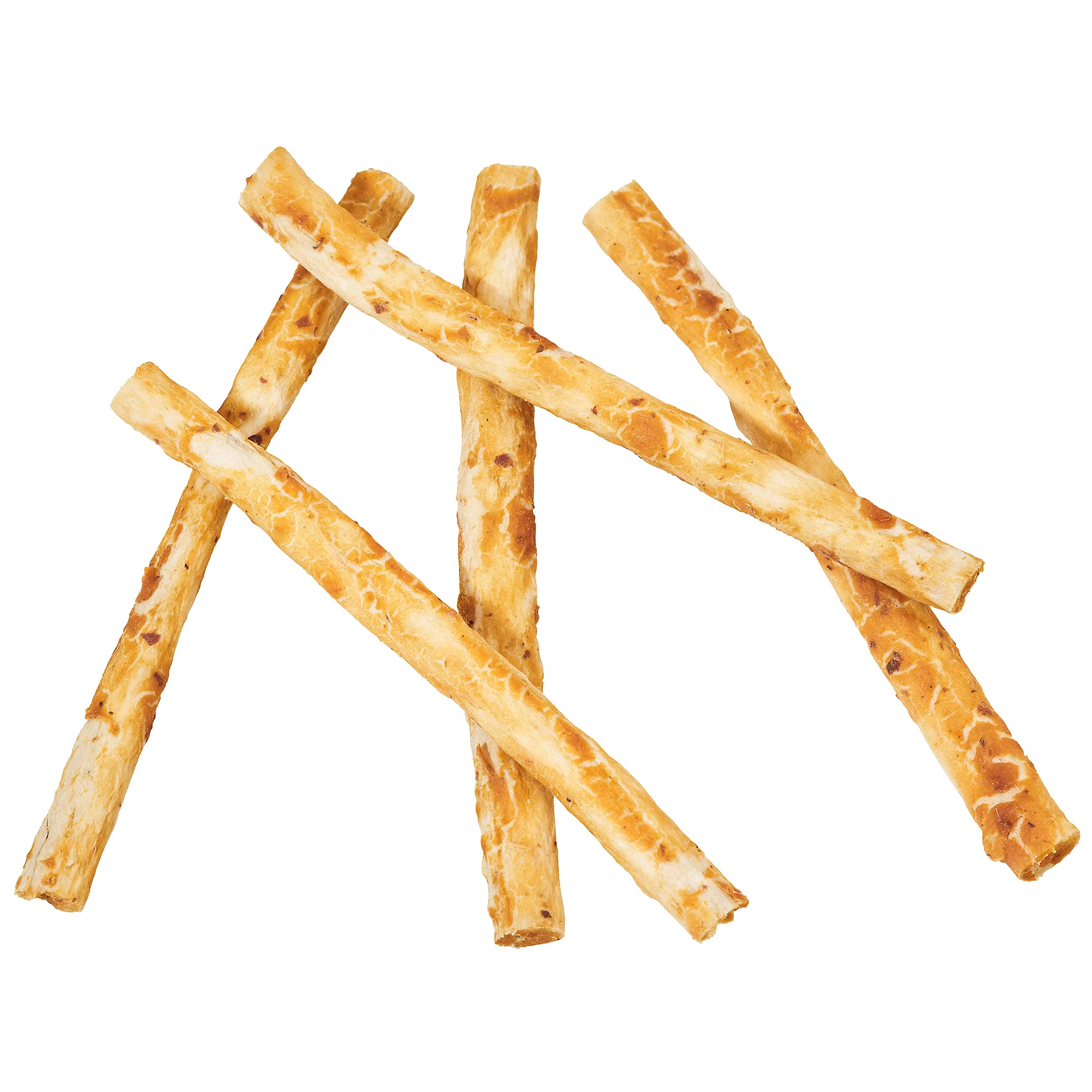 Close-up view of the chew surface on a Fieldcrest Farms Twist Stix.