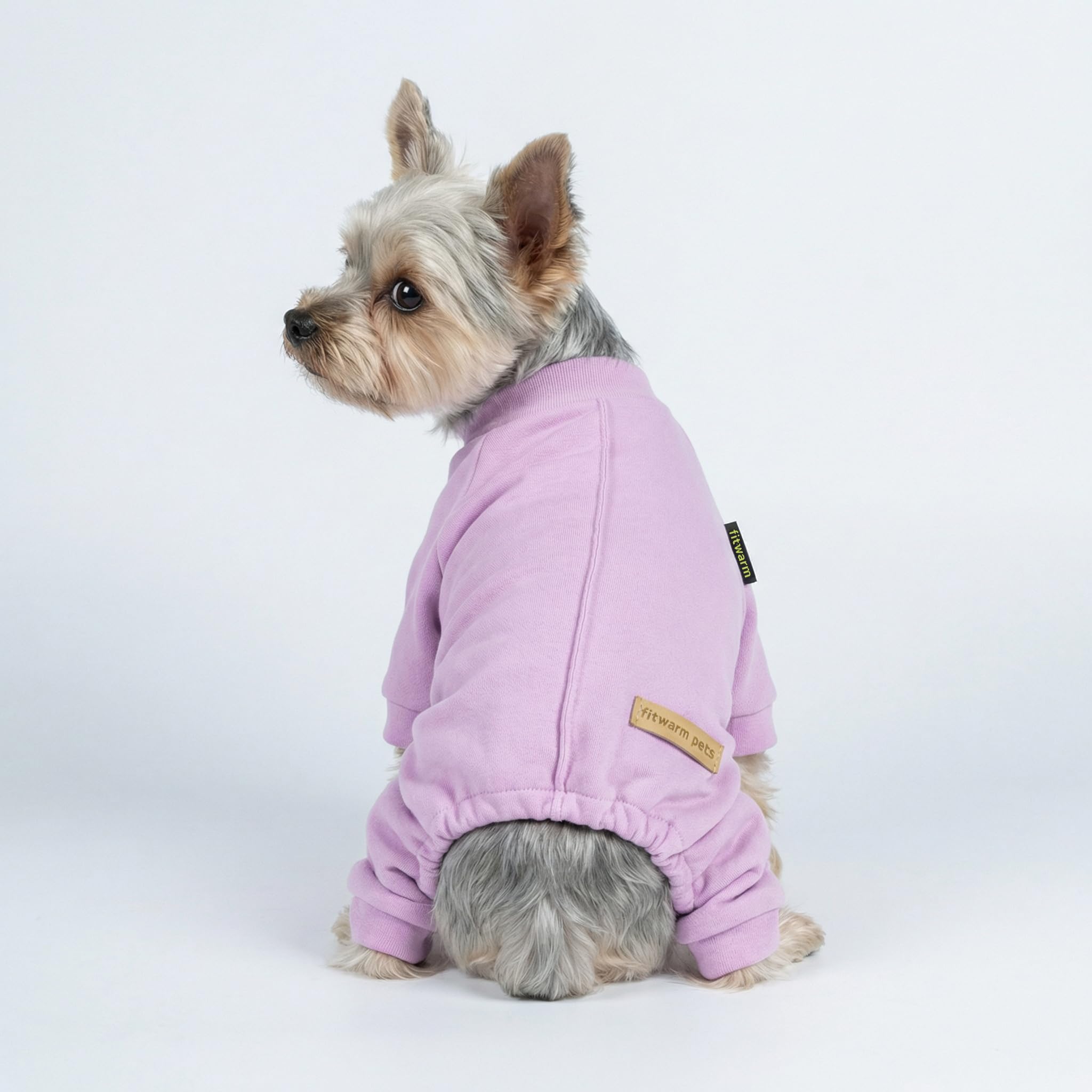 Fitwarm dog pajamas presented as a two-piece set.