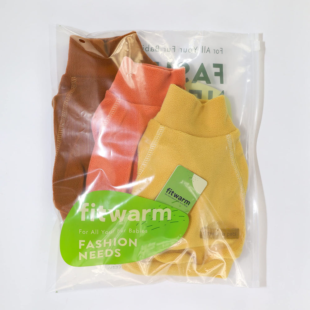 Fitwarm dog sweater shown from the back for a full garment view.