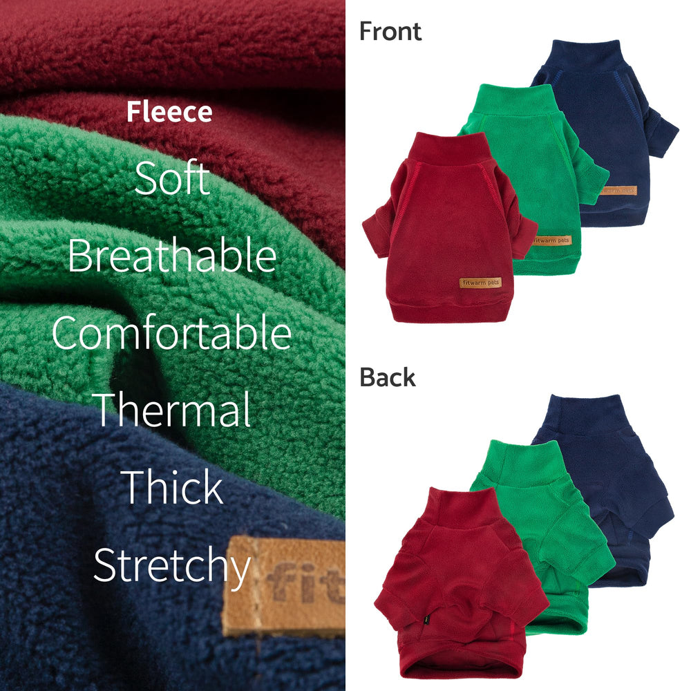 Fitwarm dog sweater worn by a small dog.