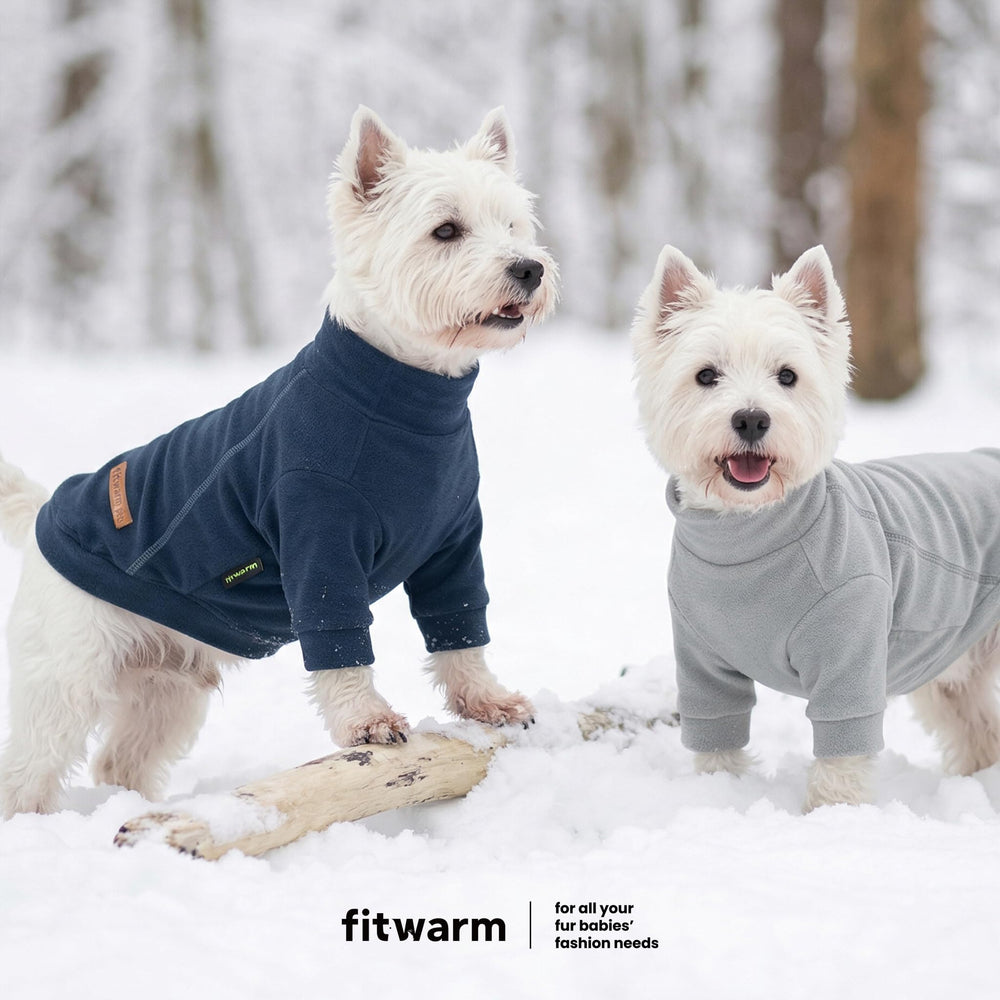 Fitwarm fleece sweater fabric shown in a close-up view.
