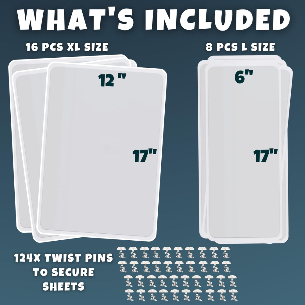FixZilla cat furniture protector assortment showing large panels and corner guards.