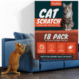 FixZilla cat scratch furniture protector set shown together as a clear upholstery shield kit.
