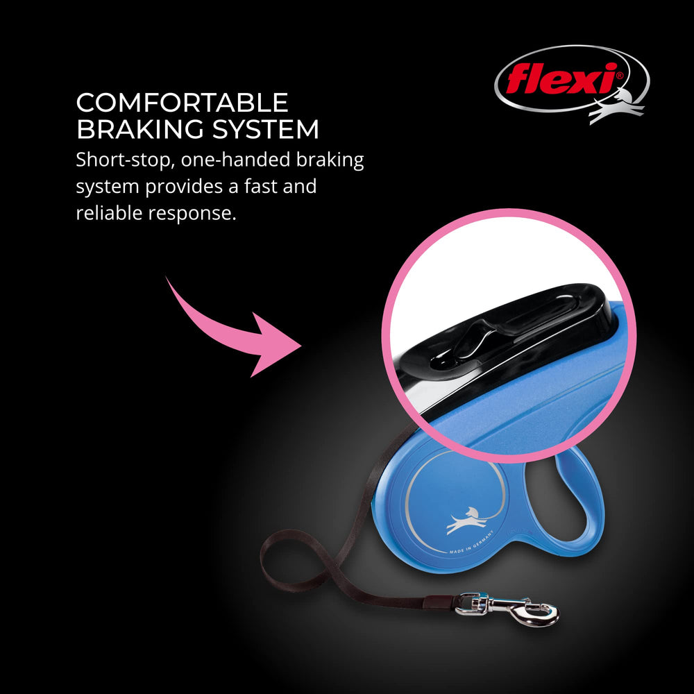 FLEXI Classic Cord retractable dog leash showing its cord guidance system.